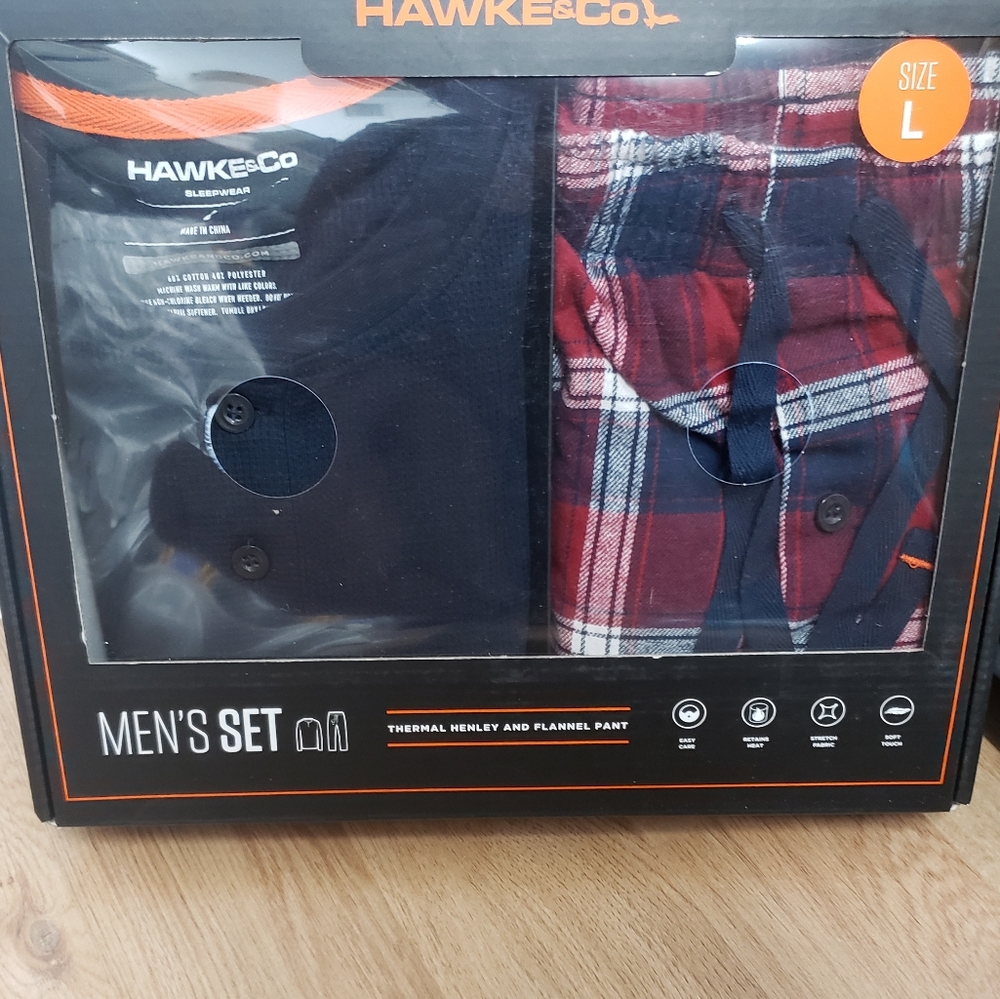 Hawke&Co Mens' Henley Sleep Set